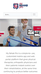 Mobile Screenshot of myrehabpro.com